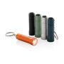 Flash RCS gerecycled aluminium sleutelhanger zaklamp, groen