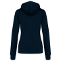 Damessweater met capuchon in contrasterende kleur Navy / Red S