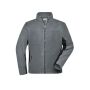 Men's Workwear Fleece Jacket - STRONG - carbon/black 6XL