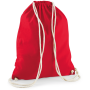 Katoenen gymtas Classic Red One Size