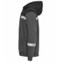 7104 1/2 ZIP HOODIE PGL Grey/Black XS