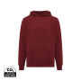 IQONIQ Yengo recycled katoen hoodie met steekzakken, bordeauxrood (XXXL)