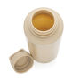 RCS gecertificeerd recycled PP waterfles met handvat, bruin