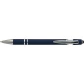 Recyclede aluminium balpen Primo blauw