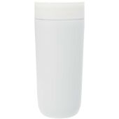 Camden 350 ml RCS-gecertificeerde roestvrijstalen tumbler met keramische binnenlaag - Wit