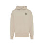 Iqoniq Yoho gerecycled katoen relaxed hoodie, desert (L)
