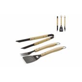 Barbecue gereedschapsset hout - Combinatie
