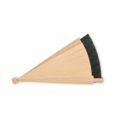 WOODFAN - Houten handwaaier - Zwart WOODFAN - Houten handwaaier - Zwart