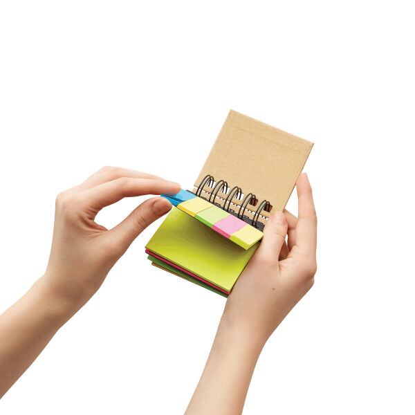 MULTI MEMO - Mini ring binder book brown MULTI MEMO - Mini ring binder book brown