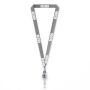 Gerecycled Polyester (rPET) sublimatie lanyard met badge reel met metalen krimp Gerecycled Polyester (rPET) sublimatie lanyard met badge reel met metalen krimp