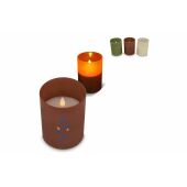 Nyelle oplaadbare LED Wax kaars in glas - Olijfgroen