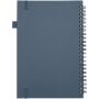 Liss A5 spiraalnotitieboek met harde kaft van gerecycled plastic - Oceaanblauw