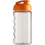 H2O Active® Bop 500 ml sportfles met flipcapdeksel - Transparent/Oranje