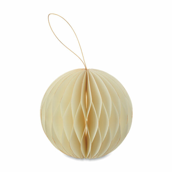 HARMOBAUBLE - Opvouwbare kerstbalhanger - Beige HARMOBAUBLE - Opvouwbare kerstbalhanger - Beige