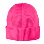 Exclusive Recycled Fine Rib Beanie, Roze