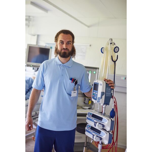 PRO Wear poloshirt | borstzak - Lichtblauw, 2XS PRO Wear poloshirt | borstzak - Lichtblauw, 2XS