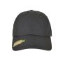 RECYCLED POLYESTER DAD CAP, LIGHT CHARCOAL, One size, FLEXFIT