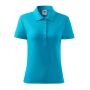 Polo Shirt women's Cotton Heavy blue atoll XXL