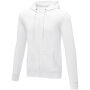 Theron heren hoodie met ritssluiting - Wit - 5XL Theron heren hoodie met ritssluiting - Wit - 5XL