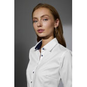 SEVEN SEAS Fine Twill Contrast | modern | dames - Wit, S
