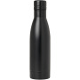 Vasa 500 ml RCS certified recycled stainless steel copper vacuum insulated bottle - Solid black