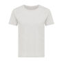 Iqoniq Yala dames lichtgewicht gerecycled katoen t-shirt, ongeverfd lichtgrijs (M)