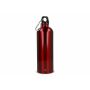 R-SS enkelwandige fles met karabijnhaak 750ml - Rood