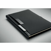 PROFILE5 - A5 portfolio met notitieblok - Zwart