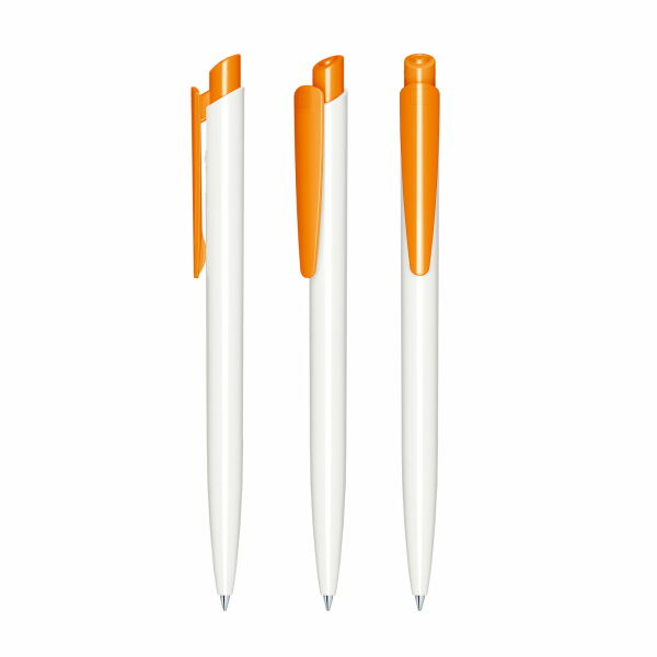 Dart Polished Basic Wit - Oranje 151 Dart Polished Basic Wit - Oranje 151