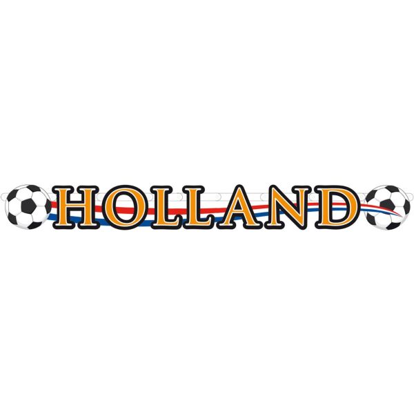 Oranje letterslinger met tekst "Holland" Oranje letterslinger met tekst "Holland"