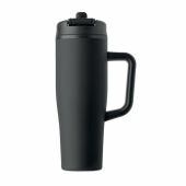 ATLANTA - Dubbelwandige beker 900ml - Zwart