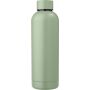Gerecyclede dubbelwandige RVS fles (500 ml) Isaiah pastel groen
