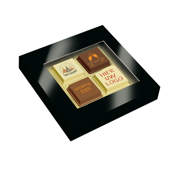 Geschenkdoosje met 4 Paaspralines