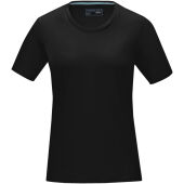 Azurite dames T-shirt met korte mouwen biologisch textiel - Zwart - XS