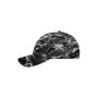 6 Panel Camouflage Cap grey/black one size