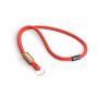 Polyester koord-keycord met bamboe plaatje