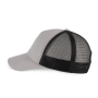 Truckerpet met 5 panelen van canvaskatoen - K-up Gold Label Opal Grey / Black One Size