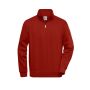 Workwear Half Zip Sweat wine XXL