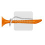 Deskpen matt cord - oranje matt