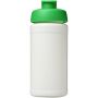 Baseline Rise 500 ml drinkfles met klapdeksel - Wit/Groen