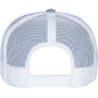 Tweekleurige Retro Truckerpet Heather / White One Size
