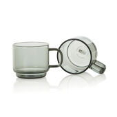 AdHoc Impact espressokopjes 70 ml, set van 2 stuks, transparant