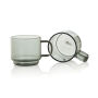 AdHoc Impact espressokopjes 70 ml, set van 2 stuks, transparant