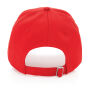 Impact AWARE™ 5 panel 280gr recycled katoenen cap, rood
