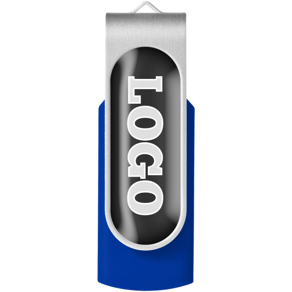 Rotate USB 3.0 met doming - Koningsblauw - 16GB