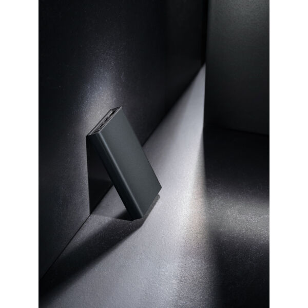 Terra RCS gerecyclede aluminium powerbank 5.000 mAh, grijs Terra RCS gerecyclede aluminium powerbank 5.000 mAh, grijs