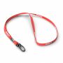 Polyester tubulaire keycord met metalen klem
