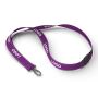 Polyester lanyard met reflecterende draden Polyester lanyard met reflecterende draden