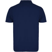 Austral unisex polo met korte mouwen - Marineblauw - 2XL