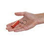 Flash RCS gerecycled aluminium sleutelhanger zaklamp, oranje
